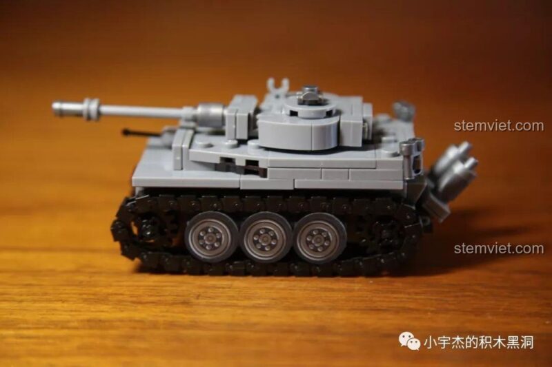 Minifigures lính Đức trong bộ lắp ghép Xe Tăng Quân Sự SEMBO 101214 Tiger I, đồ chơi mô hình Xe Tăng Đức, đáng tiền.