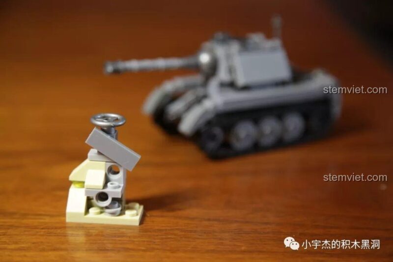 Minifigures lính Đức trong bộ lắp ghép Xe Tăng Quân Sự SEMBO 101215 Jagdtiger, đồ chơi mô hình Xe Tăng Đức, cho bé trai 6 tuổi.