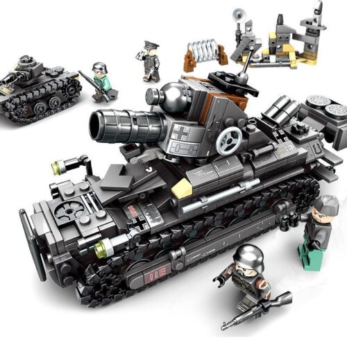 Bộ lắp ghép Xe Tăng Quân Sự SEMBO 101215 Empires of Steel, mô hình hợp thể 4 xe tăng Đức, đồ chơi mô hình Xe Tăng Đức cho bé trai 6 tuổi, giá tốt.