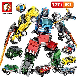 Bộ lắp ghép Robot Hợp Thể Thép Biến Hình SEMBO 103099 với 777 chi tiết, phù hợp cho Con trai 6 tuổi, mang đến trải nghiệm lắp ráp đa dạng và sáng tạo. Giá tốt.