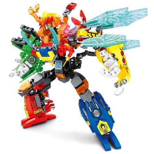 Bộ lắp ghép Robot Hợp Thể Tu La Vương Sembo 103132-7, đồ chơi sáng tạo cho bé trai 6 tuổi, giá rẻ.
