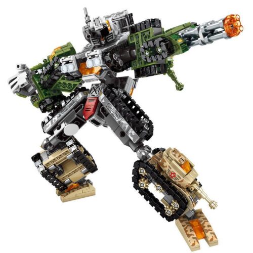 Mô hình Robot Thép Chiến Đấu khổng lồ từ bộ lắp ráp SEMBO 103166, đồ chơi lắp ráp Robot Biến Hình cho bé trai 6 tuổi, chất lượng cao, giá tốt.