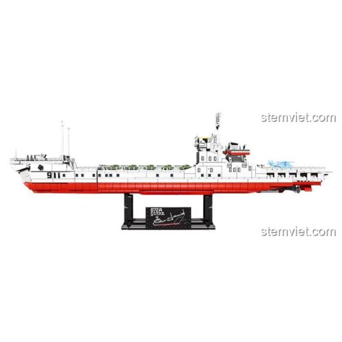 Mô hình Tàu đổ bộ xe tăng Sembo 105734 đã lắp ráp hoàn chỉnh, đồ chơi lắp ráp tàu chiến quân sự chi tiết cao.