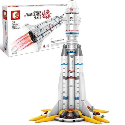 Hộp bộ lắp ghép Tên lửa vận tải SEMBO 107025, đồ chơi lắp ráp Tên lửa vũ trụ cho bé trai 6 tuổi, giá tốt