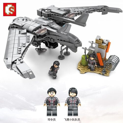 Bộ lắp ráp SEMBO 107062 mô hình Máy bay không người lái Shanghai Fortress, đồ chơi lắp ghép máy bay không người lái cho con trai 6 tuổi, giá tốt