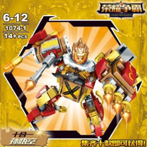 Tôn Ngộ Không Hợp Thể Glory Hegemony SEMBO 1074-2, Tôn Ngộ Không, Mỹ Hầu Vương, Robot Tôn Ngộ Không hợp thể, hướng dẫn SEMBO 1074-2 Tôn Ngộ Không, sách lắp ghép SEMBO 1074 2 Robot Tôn Ngộ Không hợp thể