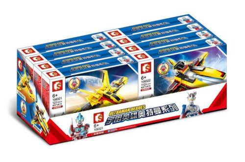 Hộp bộ lắp ghép Ultraman Heroes SEMBO 108321-108324 giá tốt cho bé trai 6 tuổi