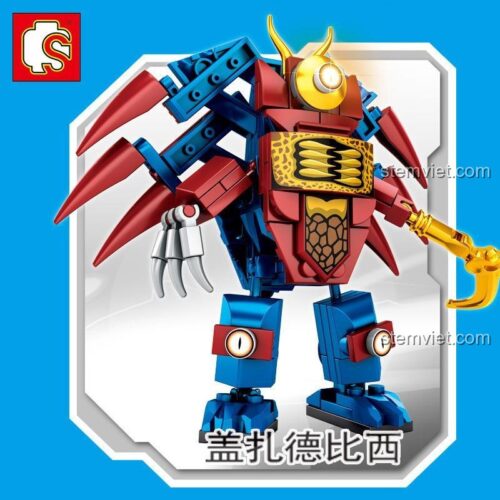 Hộp bộ lắp ghép Gezardebishi SEMBO 108326, đồ chơi mô hình quái vật Ultraman Heros cho bé trai 6 tuổi, chất lượng cao