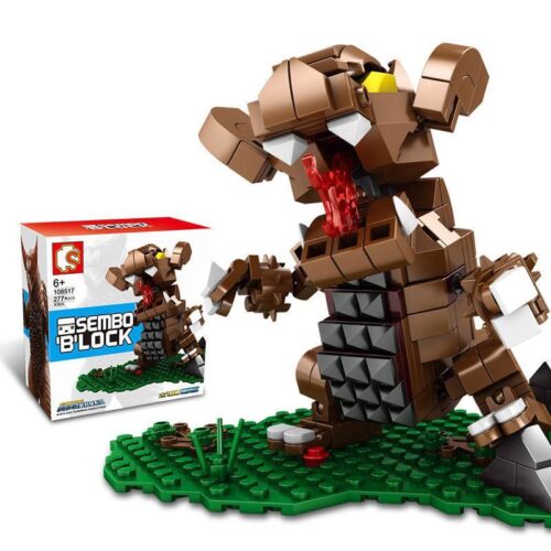 Bộ lắp ghép SEMBO 108517 Mô Hình Quái Vật Gomora Ultraman 277 mảnh ghép với Sức Mạnh Quái Vật và Khớp Nối Linh Hoạt, đồ chơi lắp ráp chất lượng cao cho bé trai 6 tuổi, giá tốt.