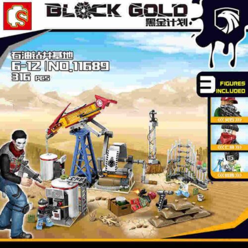 Sách Hướng Dẫn Lắp Ráp Căn Cứ Khoan Dầu Black Gold SEMBO 11689, Hướng dẫn lắp ghép SEMBO 11689 Căn Cứ Khoan Dầu Black Gold, Hướng dẫn lắp ráp SEMBO 11689 Căn cứ quân sự khai thác dầu, Hướng dẫn lắp ráp SEMBO 11689 Khu khai thác dầu mỏ
