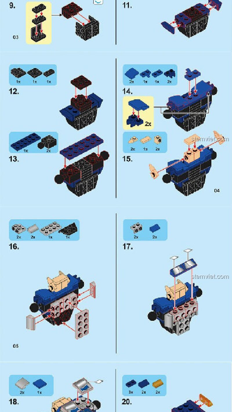 Mô hình Triệu Vân SEMBO 11801 sách SEMBO 11801 Robot Triệu Vân