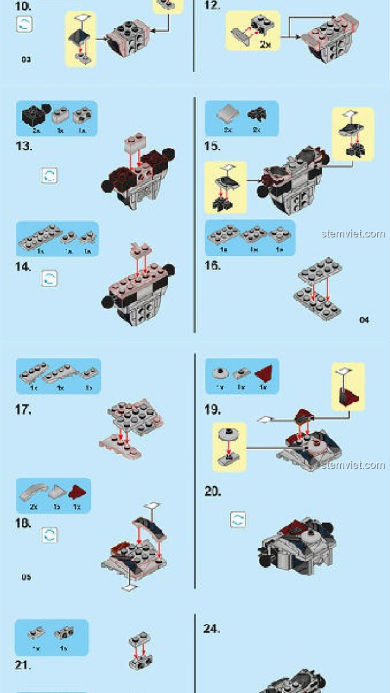 Robot Lữ Bố SEMBO 11802 sách hướng dẫn SEMBO 1802 Robot Lữ Bố