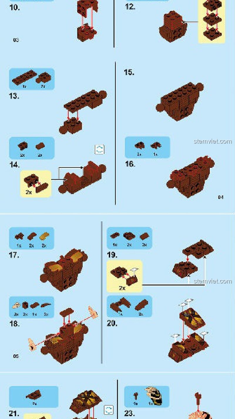 Mô hình Tôn Ngộ Không SEMBO 11803 hướng dẫn lắp ráp SEMBO 11803 Tôn Ngộ Không