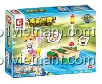 đồ chơi lắp ráp Thế giới Pixel SEMBO 1904, hộp đồ chơi riêng lẻ, đồ chơi mô hình cho bé gái 6 tuổi, giá rẻ