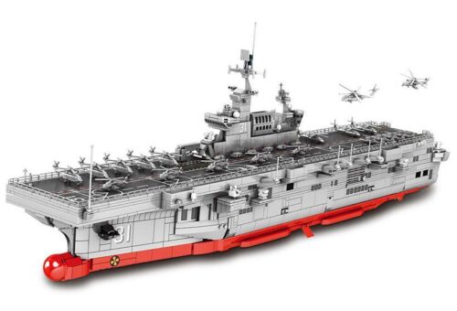 Bộ lắp ráp SEMBO 202002 Tàu Tấn Công Đổ Bộ Type 075 Hải Nam, mô hình tàu chiến Hải quân PLA chi tiết, đồ chơi lắp ráp cho bé trai 6 tuổi, giá tốt.