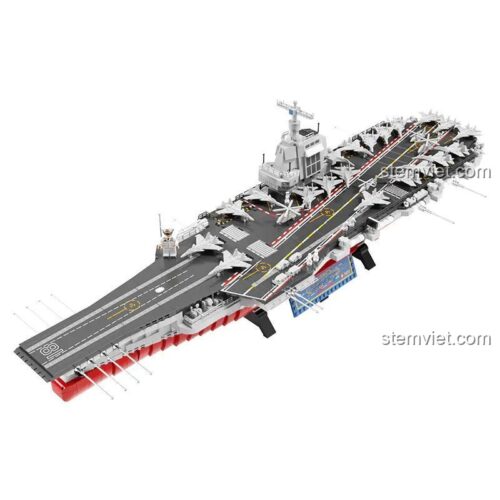 Đồ chơi mô hình Hàng không mẫu hạm Phúc Kiến 202080, bộ xếp hình Sembo chất lượng cao, tương thích LEGO®, món quà tuyệt vời cho bé trai.