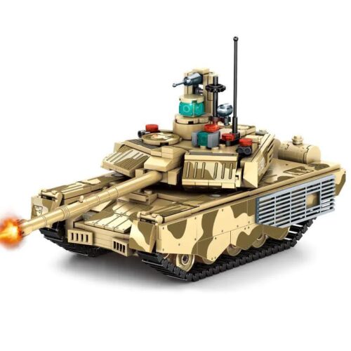Mô hình xe tăng T90S Survival Warfare SEMBO 207004 bắn đạn nhựa, chi tiết cao, màu vàng nâu