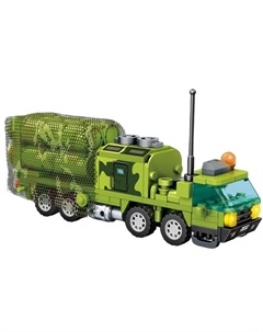 Bộ lắp ghép SEMBO 207086 Xe Tên Lửa Patriot màu xanh lá, phù hợp bé trai 6 tuổi, đồ chơi lắp ráp quân sự giá tốt.