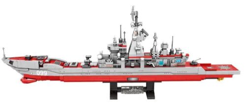 bộ lắp ghép Tàu Tuần Dương Tên Lửa Kirov SEMBO 207205, mô hình tàu chiến hạng nặng cho bé trai 6 tuổi, đồ chơi lắp ráp giá tốt