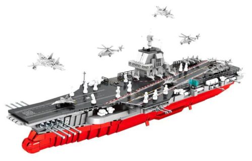 Bộ lắp ráp Tàu sân bay Phúc Kiến Sembo 208119, đồ chơi mô hình cho bé trai 6 tuổi giá rẻ, chất lượng cao.