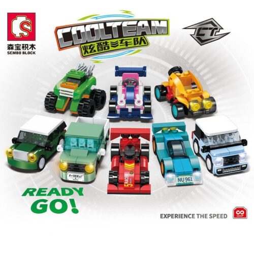 Bộ lắp ghép SEMBO 2807 Xe đua hầm hố, đồ chơi lắp ráp Xe thể thao tốc độ cho bé trai 6 tuổi giá tốt