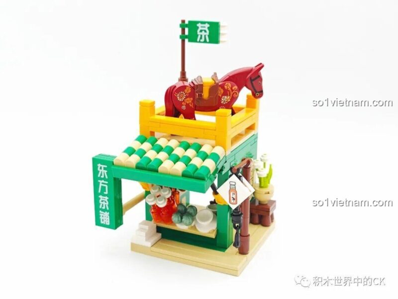 SEMBO 301094 Mô hình tiệm trà hoa nhài - cảnh trước