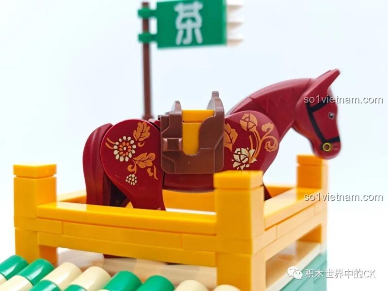 SEMBO 301094 Mô hình tiệm trà hoa nhài - chi tiết hoa