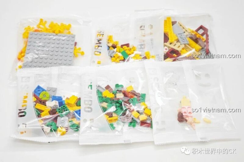 SEMBO 301094 Mô hình tiệm trà hoa nhài - chi tiết xe ngựa