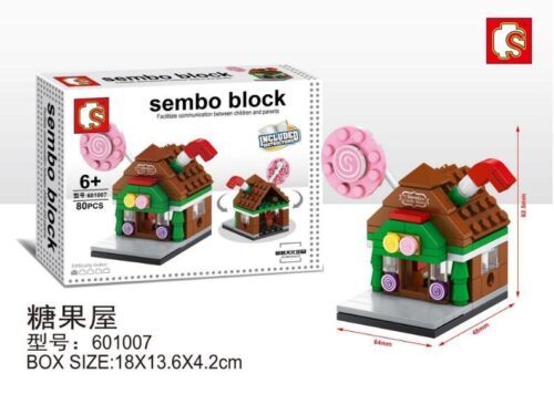 Bộ lắp ghép Sembo 601007 Nhà Kẹo Ngọt Mini, đồ chơi lắp ráp cho bé gái 6 tuổi, chất lượng cao, giá tốt.