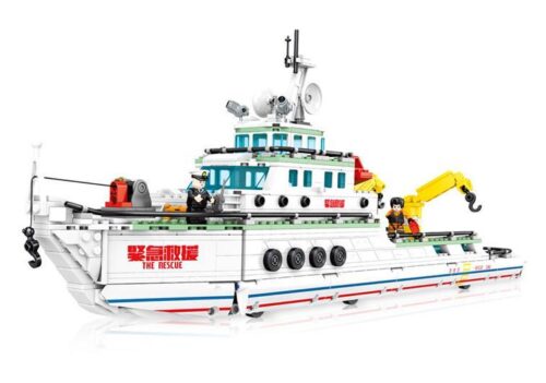 bộ lắp ghép Tàu cứu hộ SEMBO 603200 Tàu Cứu Hộ Đông Hải 101 cho bé trai 6 tuổi giá tốt