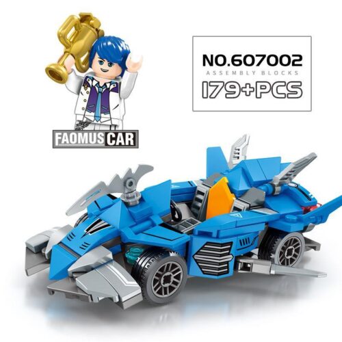 SEMBO 607002 Xe đua tương lai màu xanh - Bộ đồ chơi lắp ráp