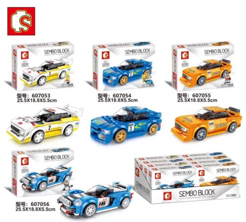 SEMBO 607055 BMW E30 M3 DTM Jagermeister bộ đồ chơi lắp ghép