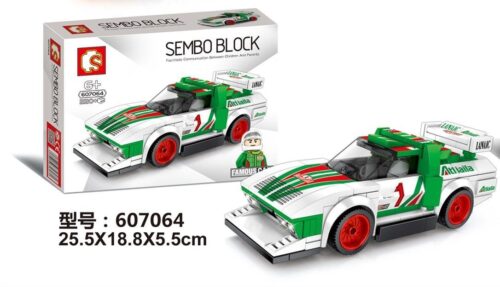 Bộ đồ chơi Xe Đua Lancia Stratos HF Sembo 607064 với 220 mảnh ghép, có minifigure tay đua, phù hợp bé trai 6 tuổi, giá tốt.