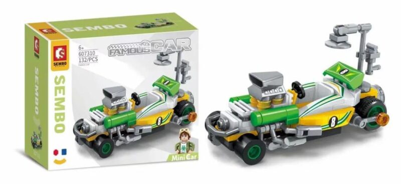 Bộ lắp ghép Xe Đua Mickey Cổ Điển Sembo 607310, đồ chơi mô hình xe đua hoạt hình cho bé trai 6 tuổi, giá tốt, chất lượng cao.