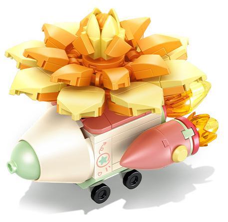 Bộ lắp ghép SEMBO 611044 Mô hình Cây Mọng Nước Tên Lửa, đồ chơi lắp ráp sáng tạo cho con gái 6 tuổi, giá tốt