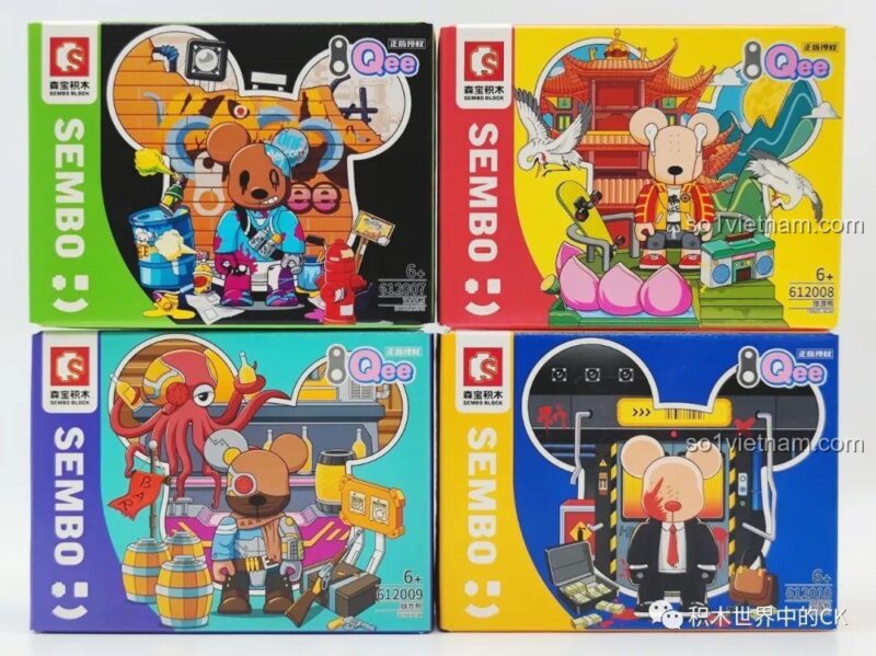Gấu Qee Graffiti phong cách đường phố SEMBO 612007