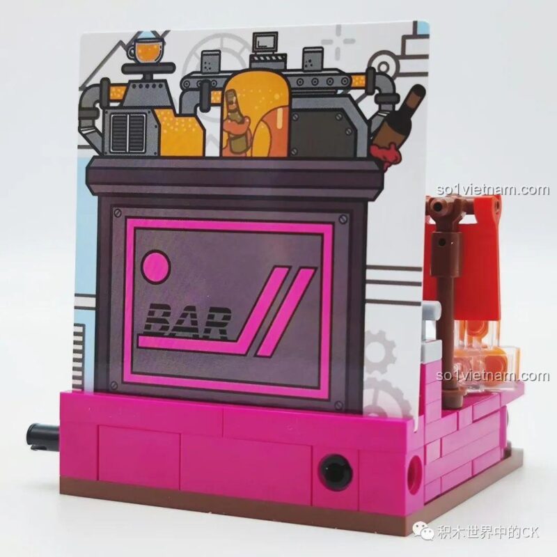 Chi tiết mô hình SEMBO 612008 Qee Du Lịch Gấu
