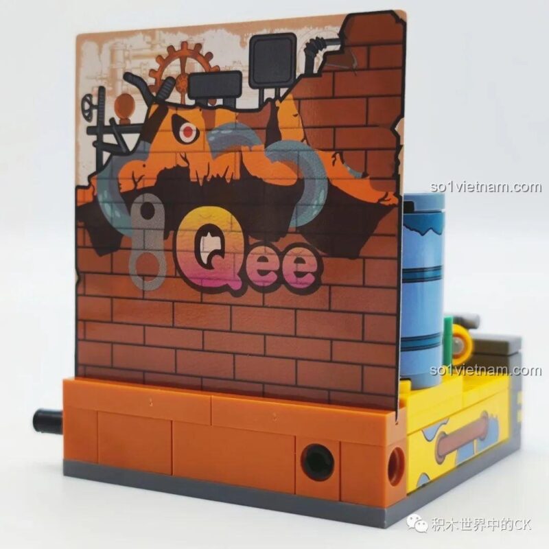 Chi tiết mô hình SEMBO 612008 Qee Du Lịch Gấu
