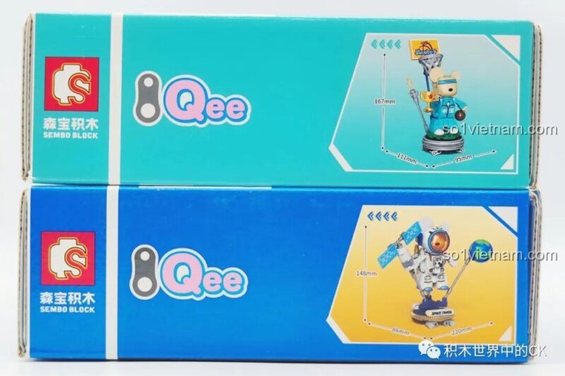 Các mẫu lắp ráp Gấu Teddy Qee Trung Quốc SEMBO 612011