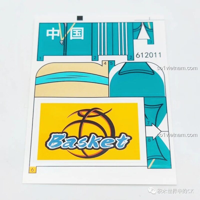 Decal Gấu Teddy Qee Trung Quốc SEMBO 612011