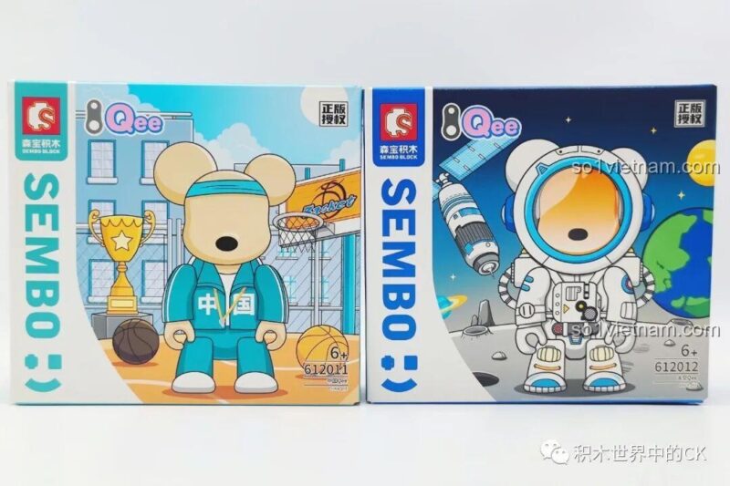 Kích thước hộp Gấu Teddy Qee Trung Quốc SEMBO 612011