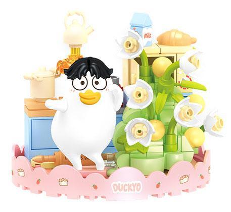 Mô hình đồ chơi lắp ráp SEMBO 612025 Tiểu Lưu Vịt Bất Ngờ Bếp Núc dễ thương cho bé gái 6 tuổi.