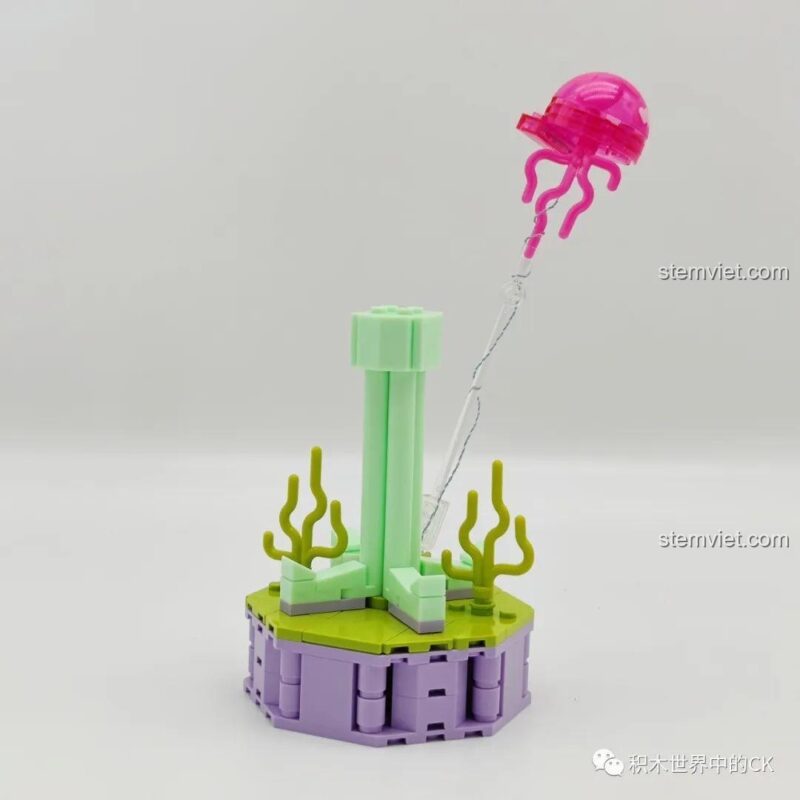 Mô hình Bạch Tuộc Xấu Xí Squidward SEMBO 612200, đồ chơi xây dựng 612 200, bộ đồ chơi lắp ráp nhân vật hoạt hình Squidward Tentacles, giá tiết kiệm.