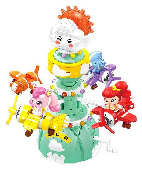 Bộ lắp ghép Máy bay xoay công viên giải trí SEMBO 616205 với 811 mảnh ghép, mô hình xoay tròn độc đáo, phù hợp cho bé gái 6 tuổi, giá tốt.
