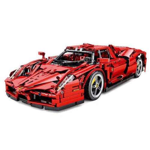 Mô hình siêu xe Ferrari Enzo SEMBO 701020 màu đỏ rực rỡ, bộ lắp ráp 2569 chi tiết dành cho bé trai 16 tuổi trở lên, mang đến trải nghiệm tốc độ kinh hoàng.