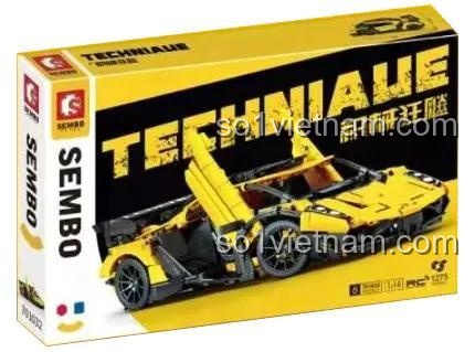 Hộp sản phẩm SEMBO 701032 Siêu Xe Thể Thao Điều Khiển Từ Xa