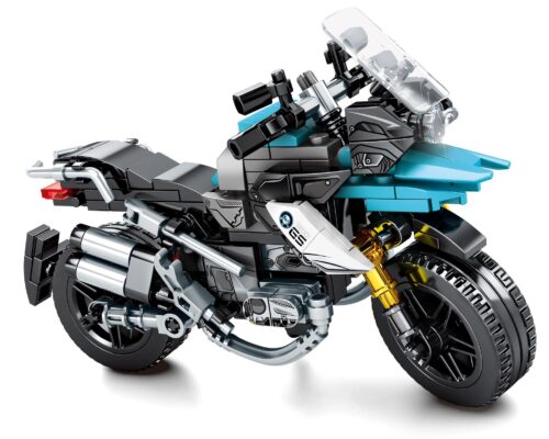 bộ lắp ráp Mô tô BMW GS SEMBO 701108 cho bé trai 6 tuổi, giá rẻ. Mô hình xe máy BMW GS chi tiết, sắc nét.