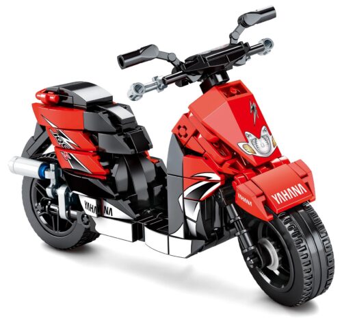 Bộ đồ chơi Mô tô Yamaha JOG SEMBO 701109 màu đỏ đen, phù hợp bé trai 6 tuổi, giá tốt.