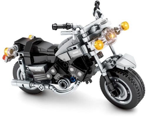 bộ lắp ráp Xe Mô Tô Yamaha V-MAX SEMBO 701110, đồ chơi mô hình cho bé trai 6 tuổi, giá tốt, tái hiện chân thực siêu mô tô Yamaha V-MAX