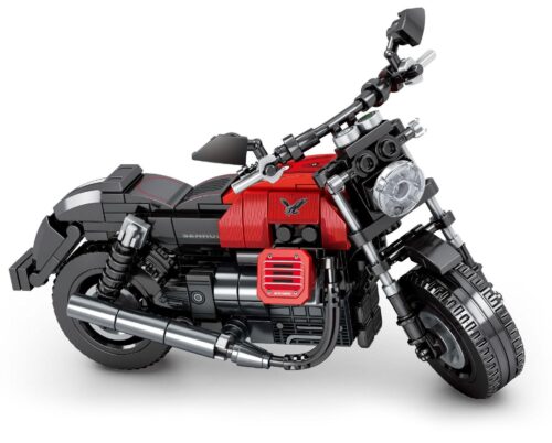Mô hình lắp ráp xe mô tô Moto Guzzi Audace Carbon SEMBO 701133, đồ chơi cho bé trai 6 tuổi, thiết kế chi tiết, giá rẻ.